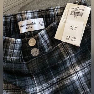 Abercrombie plaid cigar pants